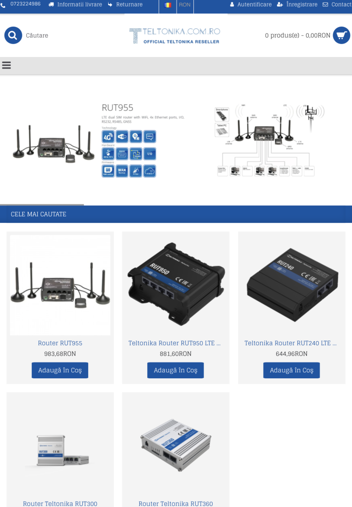 Teltonika — design tabletă