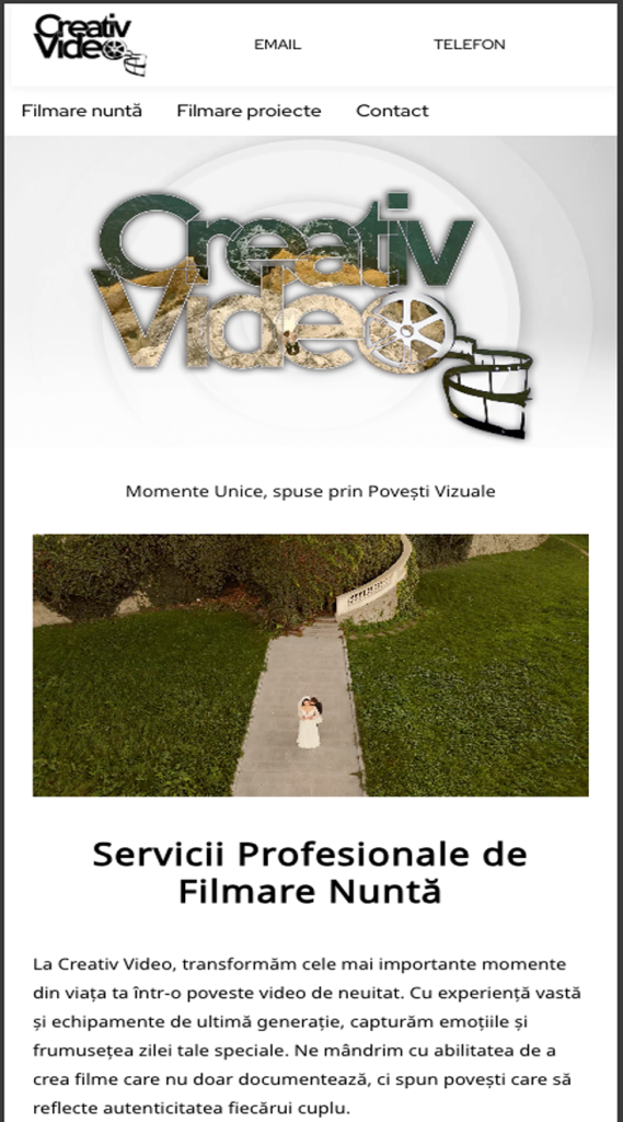 Creativ video — design mobil