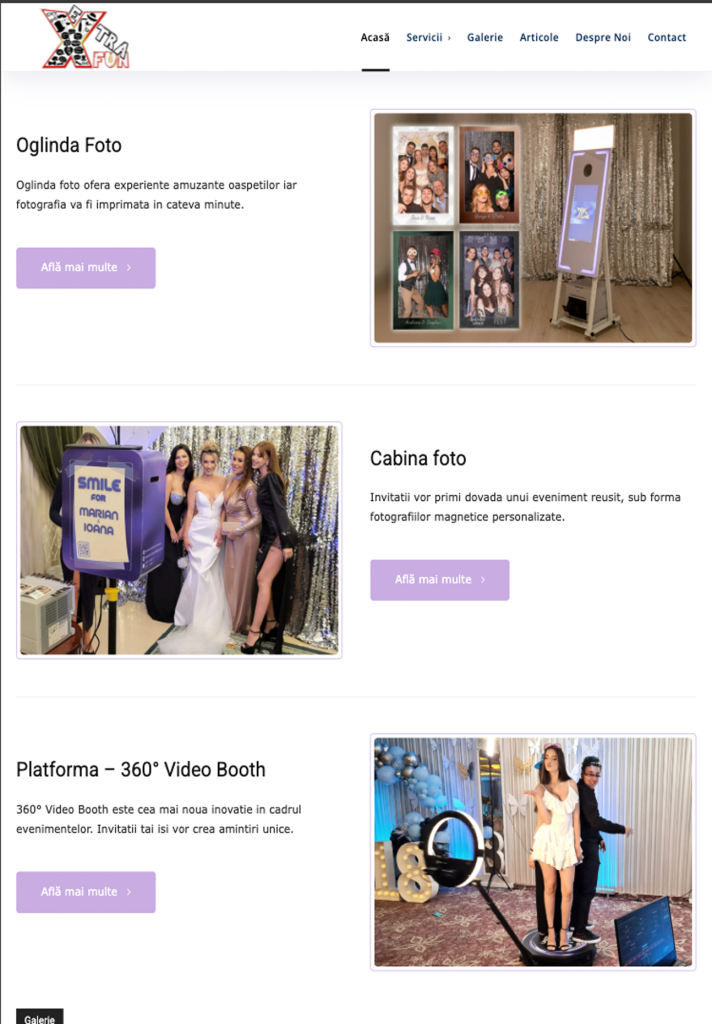 Extrafun — design tabletă