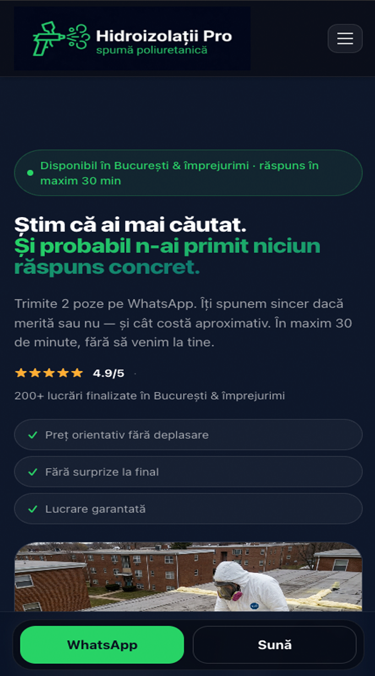 Proiect hidroizolații termice