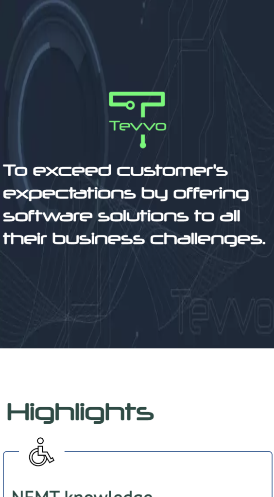Teevo — design mobil