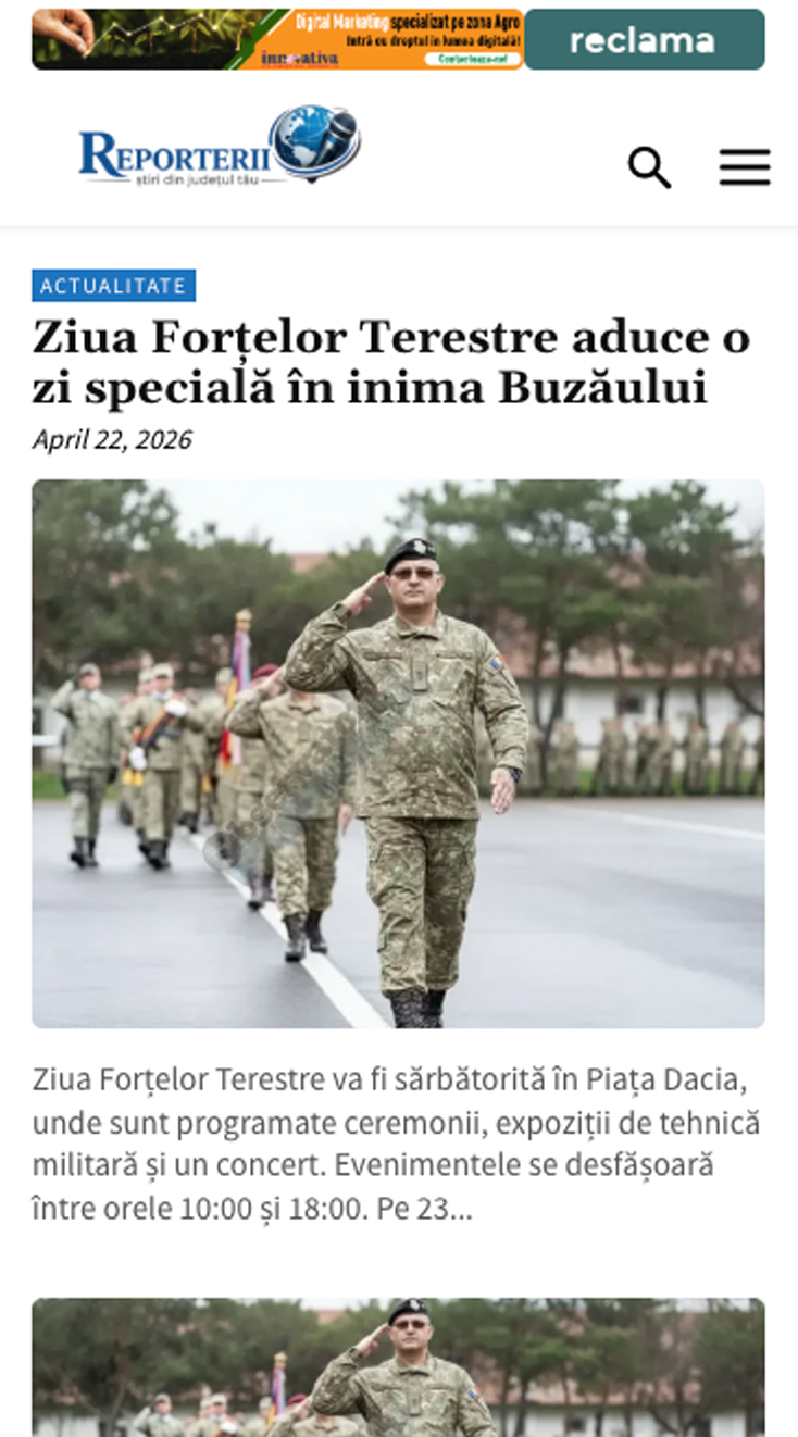 Reporterii - versiune mobilă