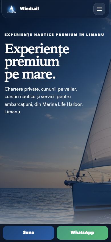Windsail - versiune mobilă