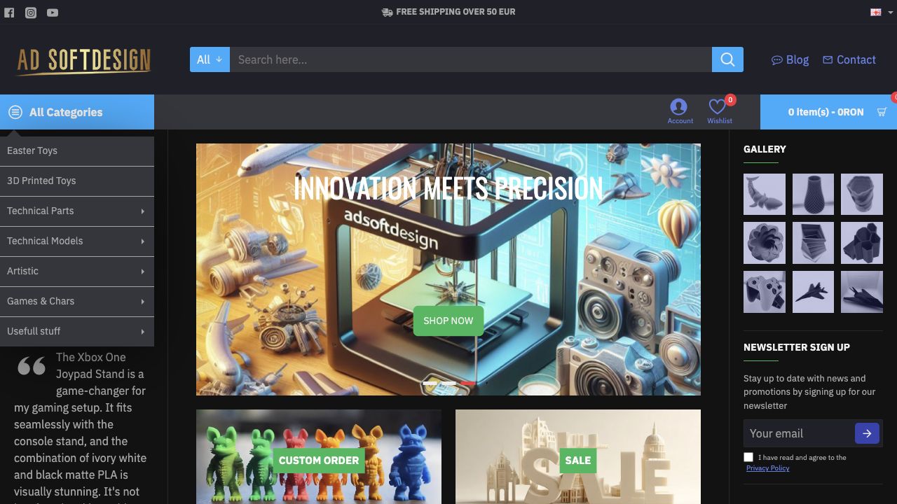 adsoftdesign.ro - versiune tabletă